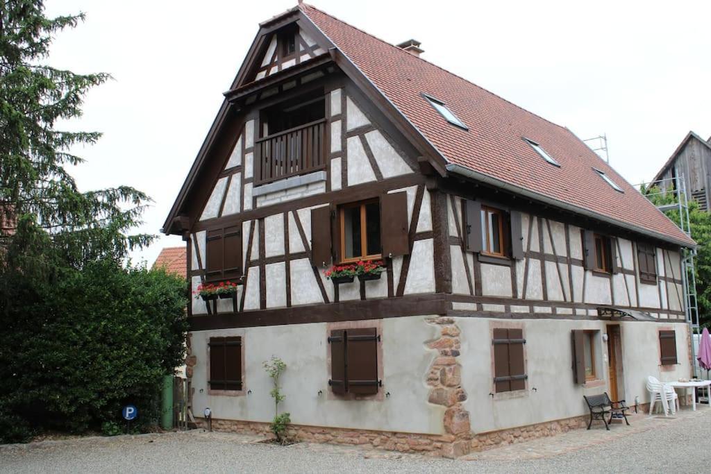 Spacieux Duplex 1 A 6 Personnes Ebersheim Exterior foto
